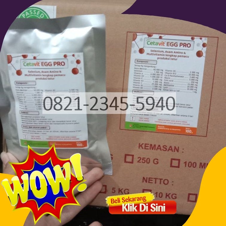 Produsen Vitamin Ayam Petelur Yang Bagus Dogiyai by vitamin ayam Petelur Medium