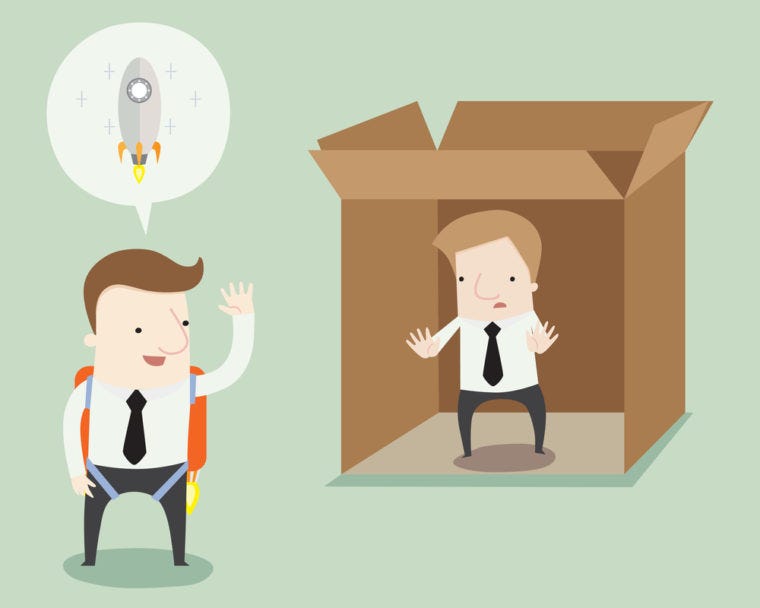 How to Think Outside the Box and Improve Your Work Performance by