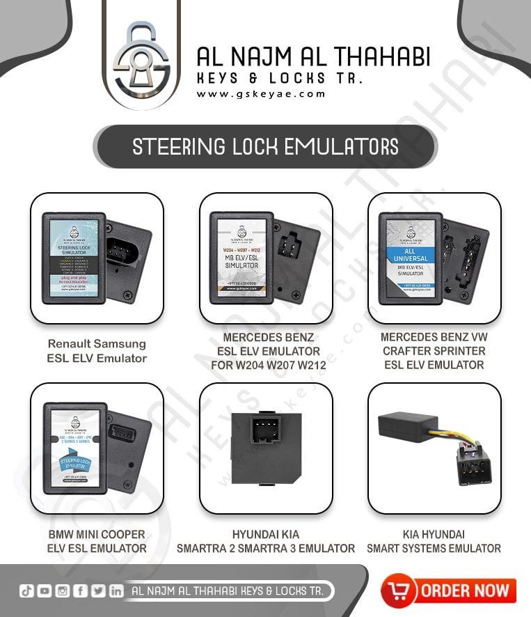 Steering Lock Emulators. If the Steering Column is locked or has… by
