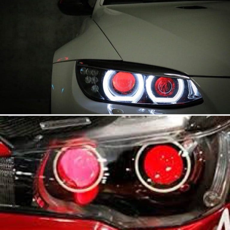 What Do Car Owners Look When Installing LED Demon Eyes? by Bavgruppe