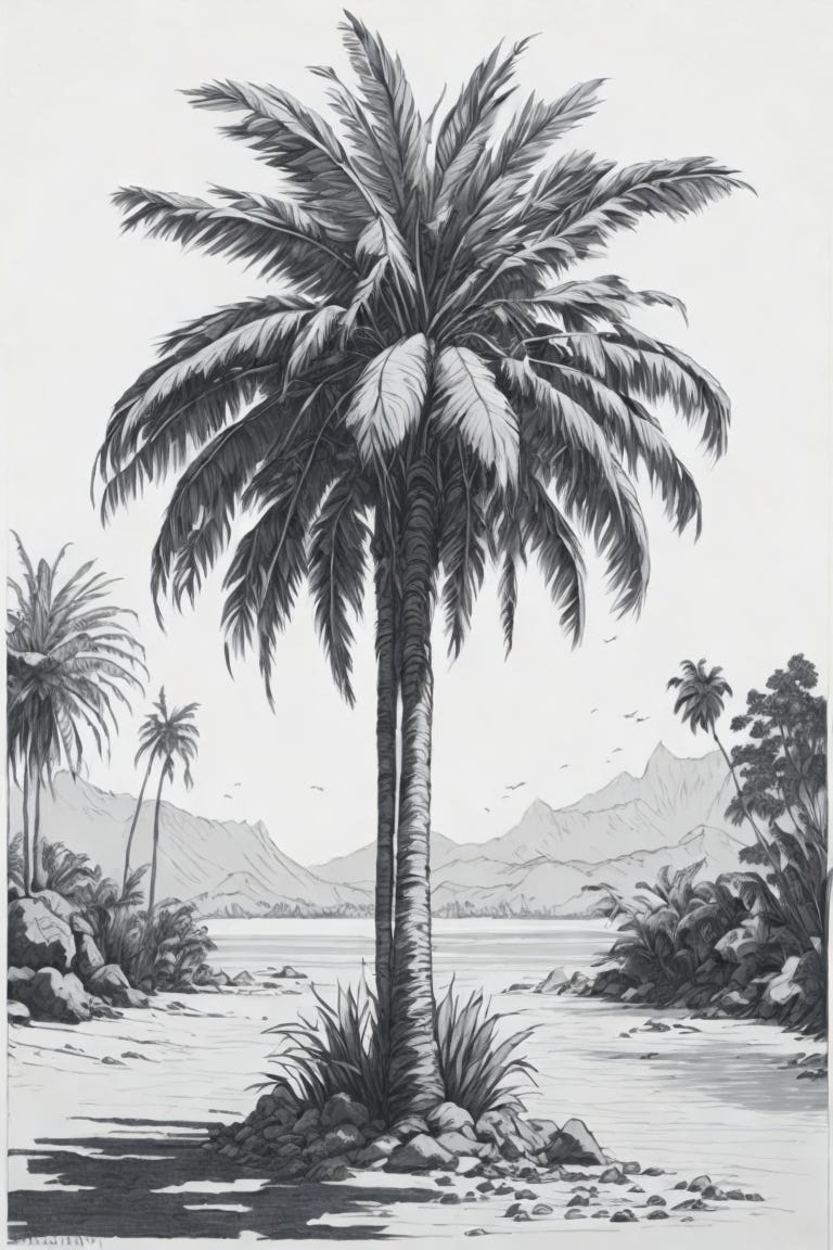 How to Create Stunning Palm Tree Drawings A StepbyStep Guide by ShofiyaChronicles Medium