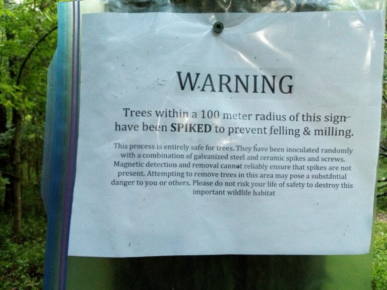 Trees Spiked in Atlanta. The fight to protect the South Atlanta… by Joseph Buddenberg Medium
