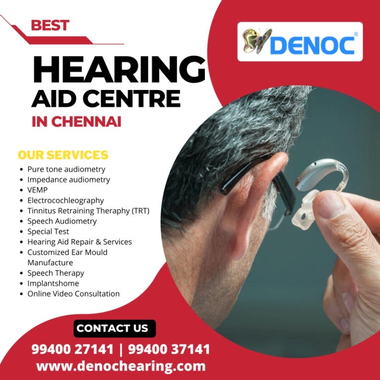Hearing aids chennai. One of the premier and latest hearing… by Pavithraraj Medium