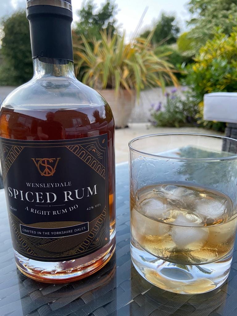 Top of the shelf spiced rum ,tasting notes includes traditional spices