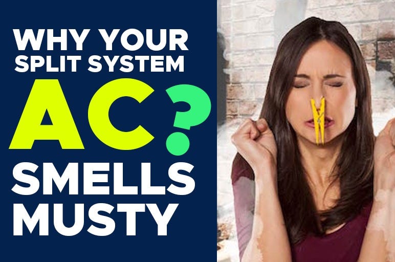 Mystery Solved! Why Your Split AC Suddenly Smells Musty (And How to Fix