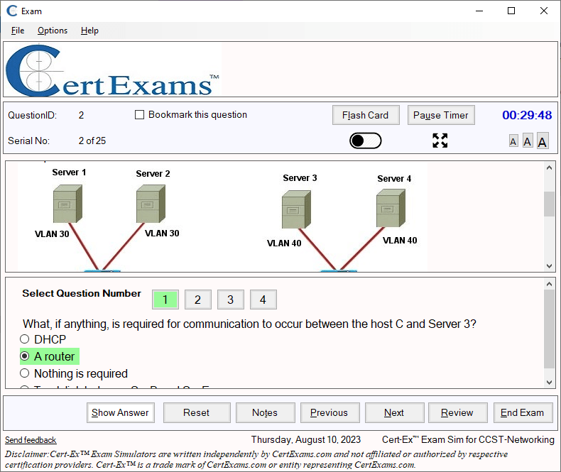CCST Networking Practice Tests by ExamGuides Medium