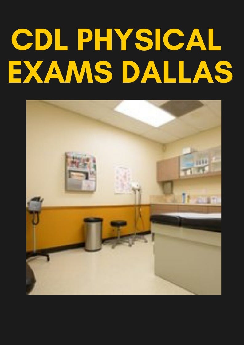 CDL Physical Dallas. Get A Driver Helpful CDL Exam In… by Complete