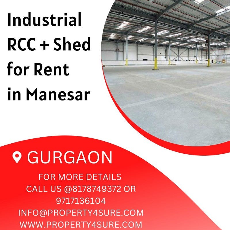 Industrial Plot for Rent in IMT Manesar Factory Space for Rent in IMT