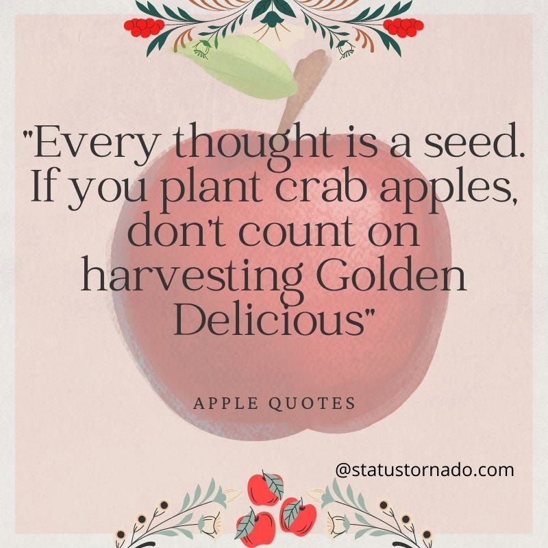 10 Best Apple Quotes. Apples are a Type of Medicine for Some… by