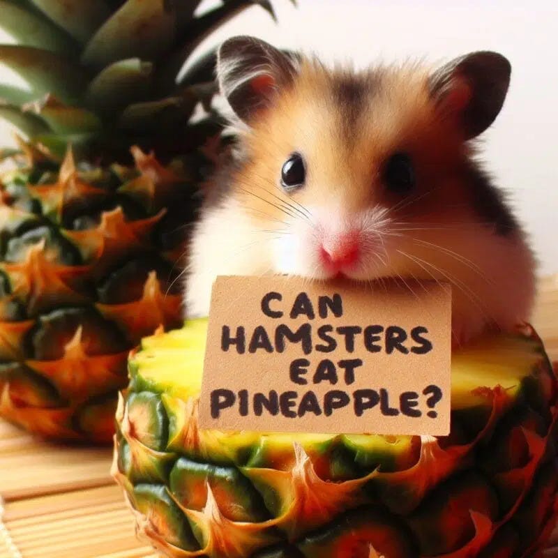 Unlocking the Pineapple Pleasure for Hamsters A Nutritional Guide by
