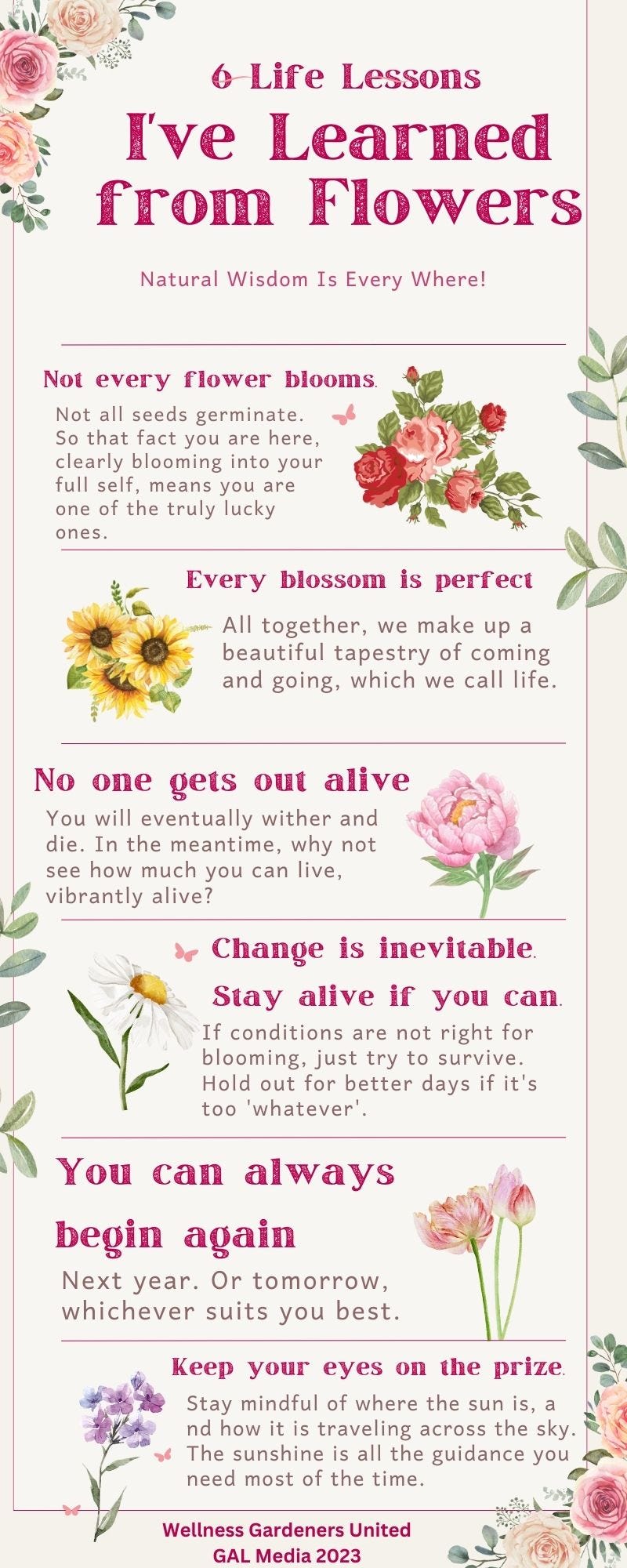 6 Life Lessons I Learned From Flowers by Gabrielle Angel Lilly ZGALA