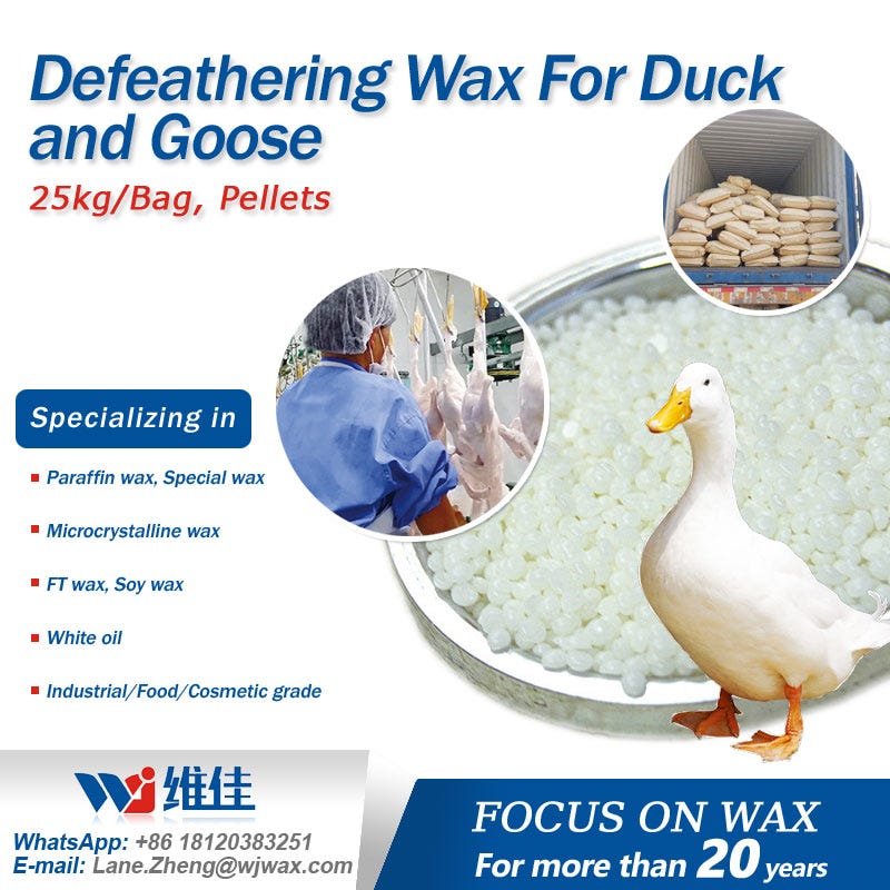 Defeathering Wax For Removing The Feathers Of Duck Poultry by Jingmen