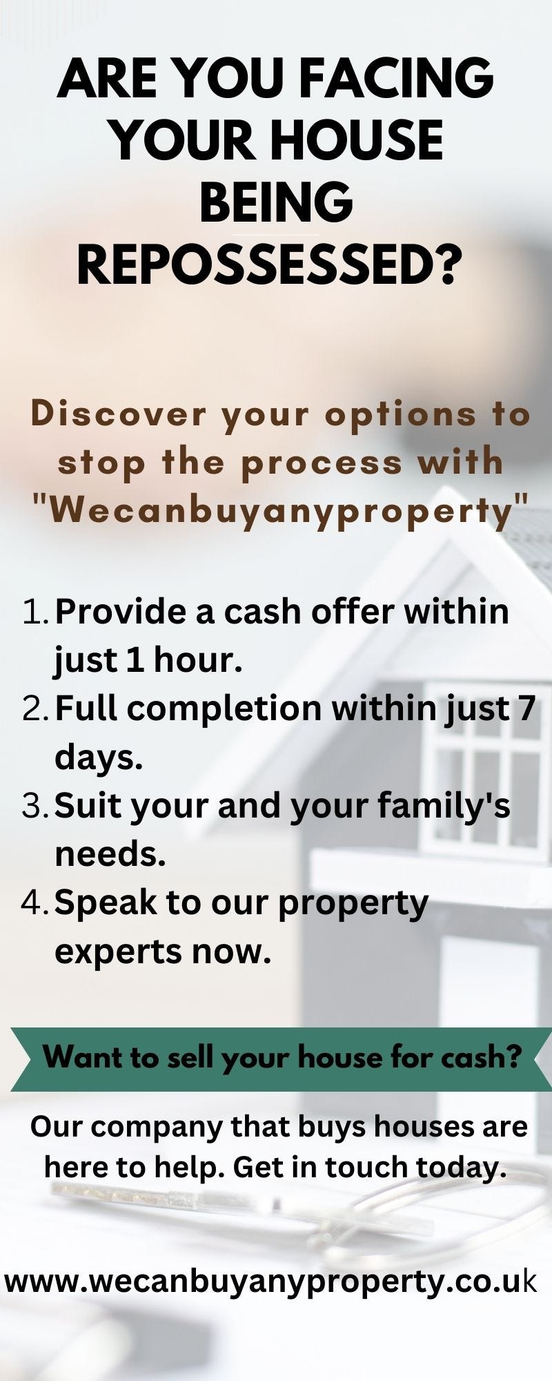 Are you facing your house being repossessed WE CAN BUY ANY PROPERTY Medium