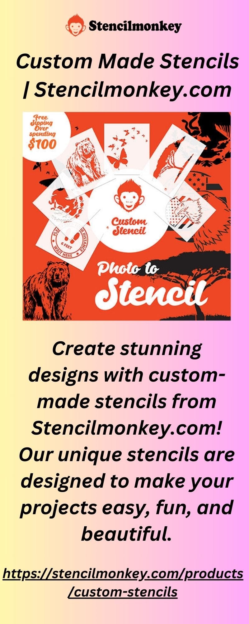 Custom Made Stencils stencilmonkey Medium