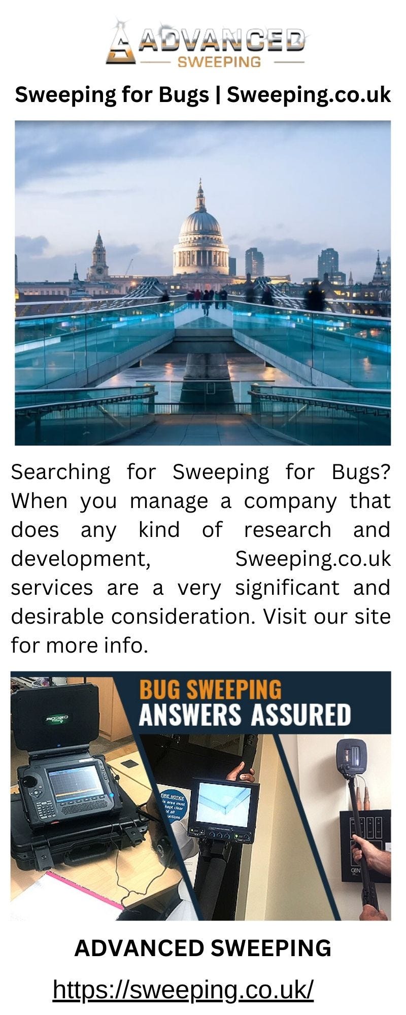 Sweeping for Bugs Sweeping.co.uk ADVANCED SWEEPING Medium
