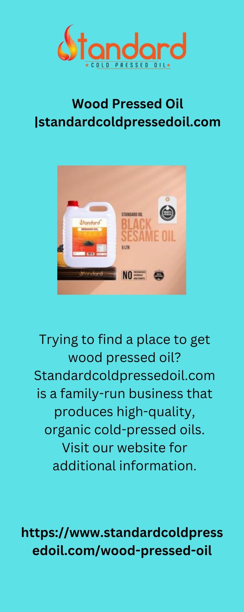 Wood Pressed Oil Standardcoldpressedoil Medium
