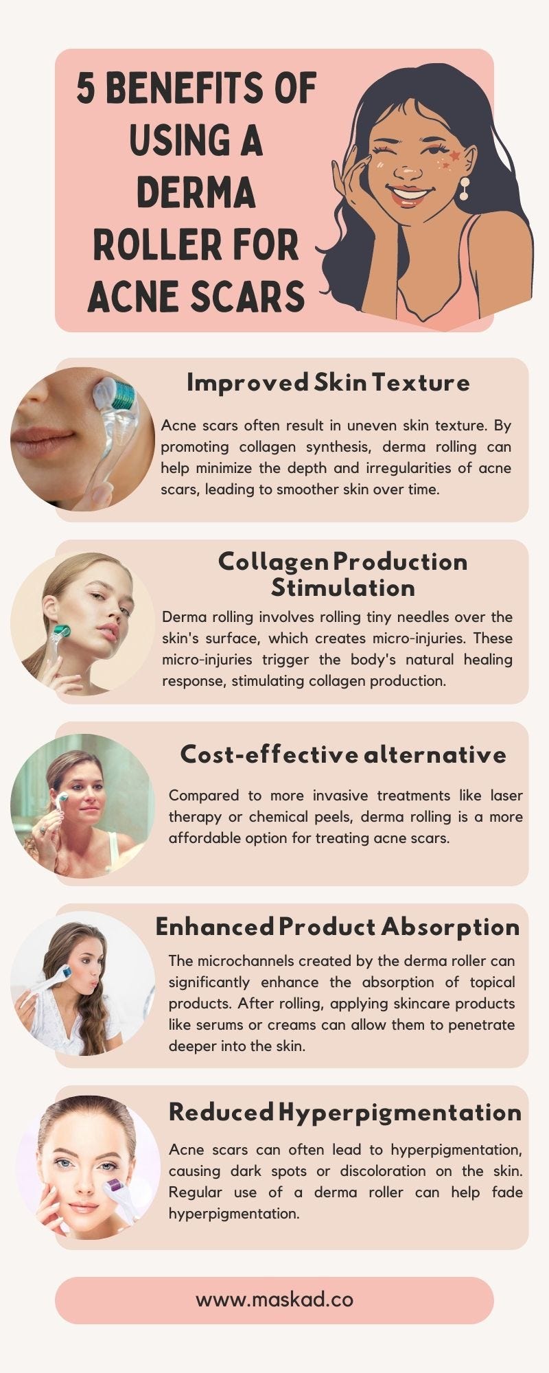 5 Benefits of Using a Derma Roller for Acne Scars Best Anti Aging