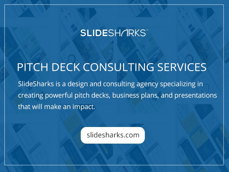 Pitch Deck Consulting Services. Mastering The Pitch Deck Key Elements