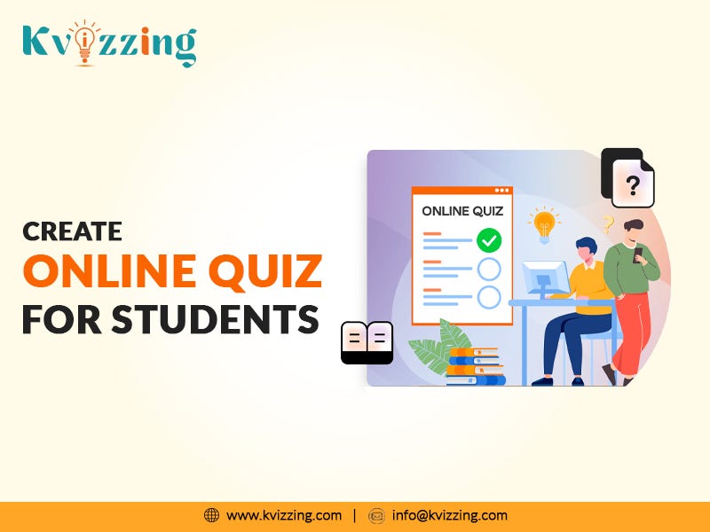 create online quiz for students Kvizzing Medium