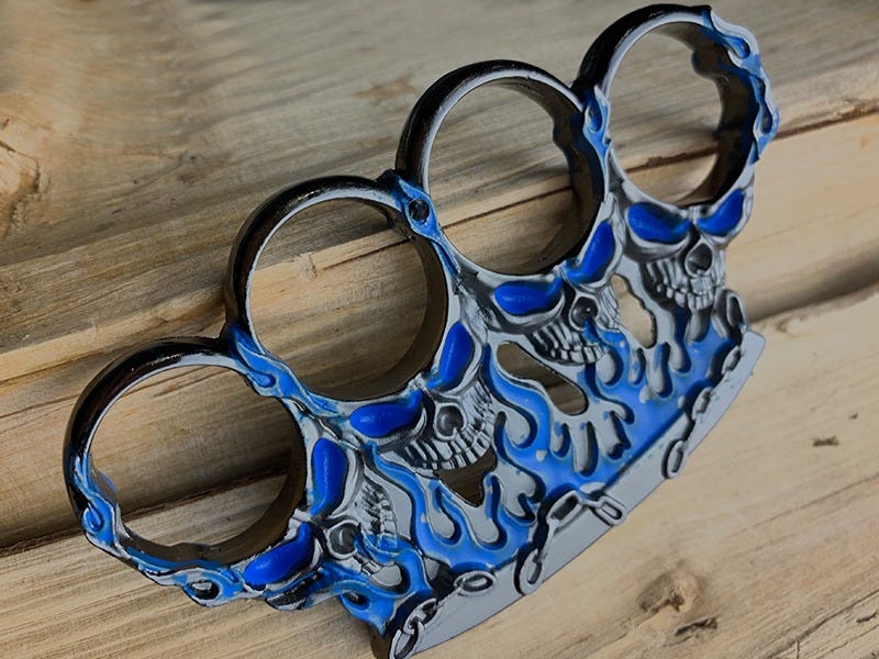 A Brass Knuckle Has Always Been Of Great Value by Jairus Nadab Medium