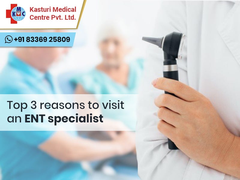 Top 3 reasons to visit an ENT specialist by Apurba Digitalgoogly