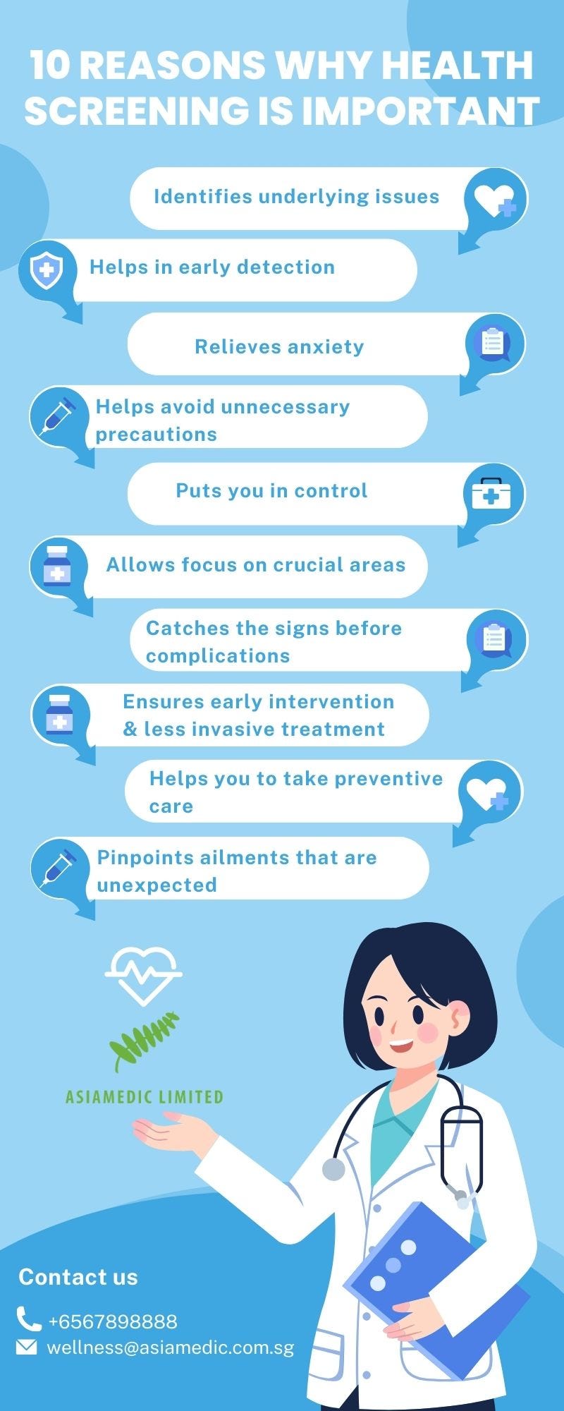 10 reasons why health screening is important AsiaMedic Limited