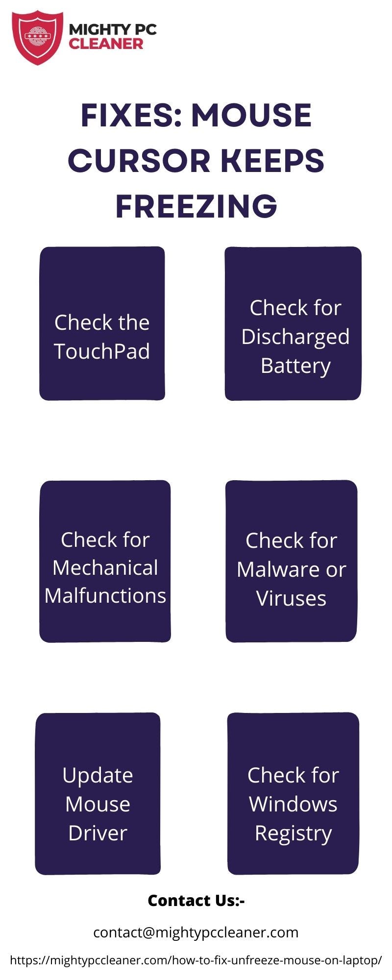 Fixes Mouse Cursor Keeps Freezing Mighty PC Cleaner Medium