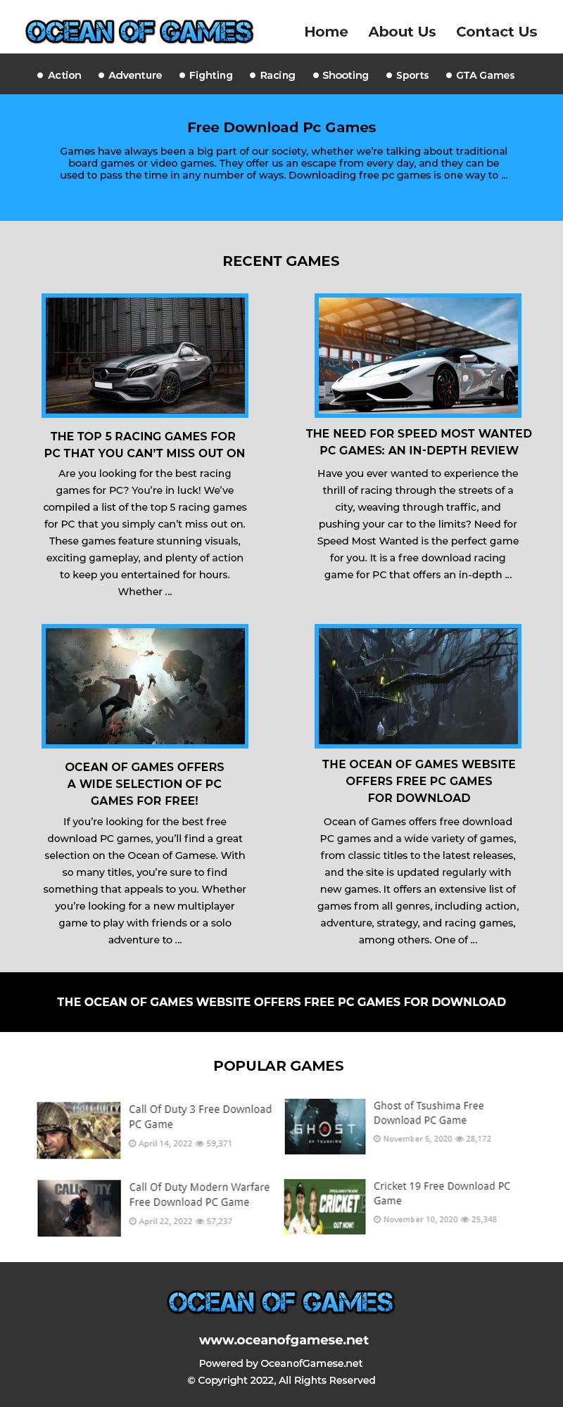 What are the best PC games for free Ocean of Games by Ocean of