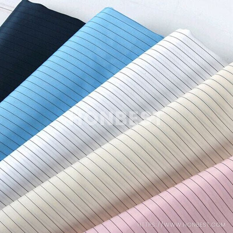 What is the material of the antistatic fabric? How is it antistatic