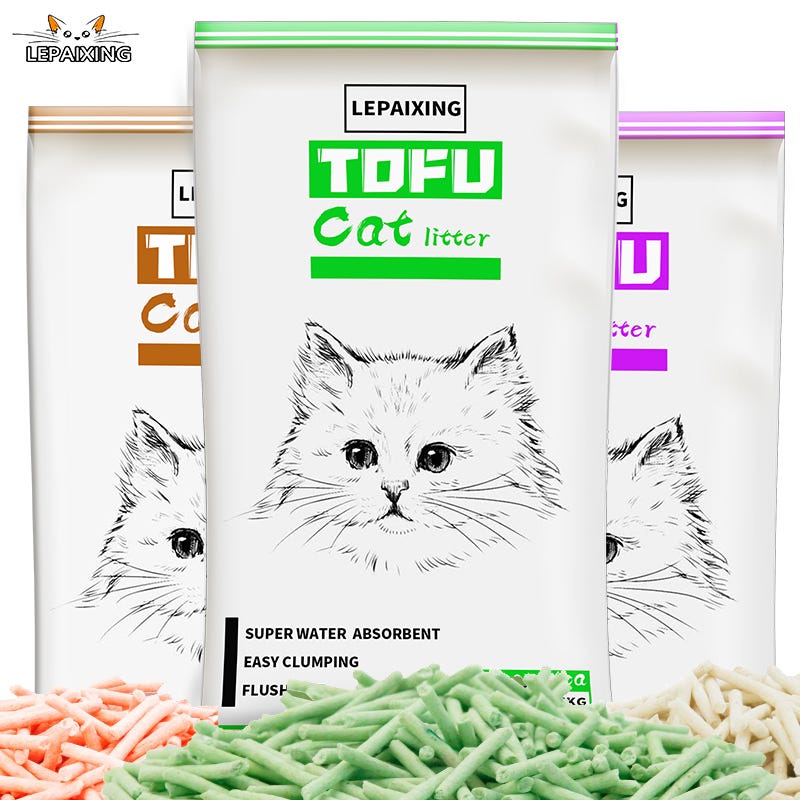 Natural and Healthy Tofu Cat Litter for Multi Cats by 丁雪 Medium