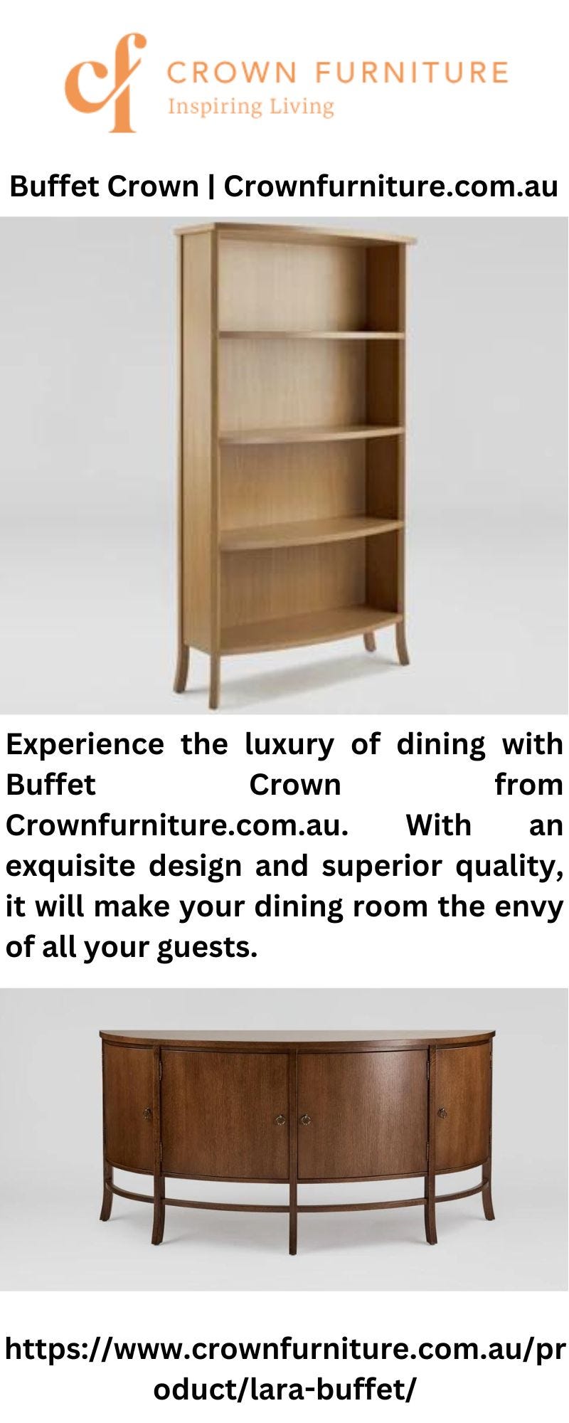 Buffet Crown Crown Furniture Medium
