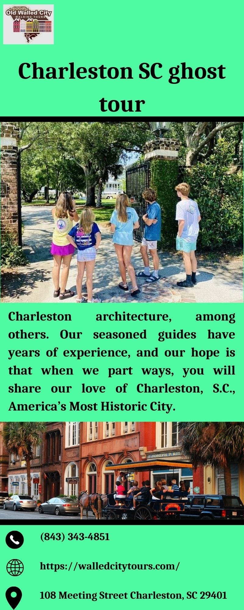 A Guide To The Best Charleston SC Ghost Tours Charleston Old Walled