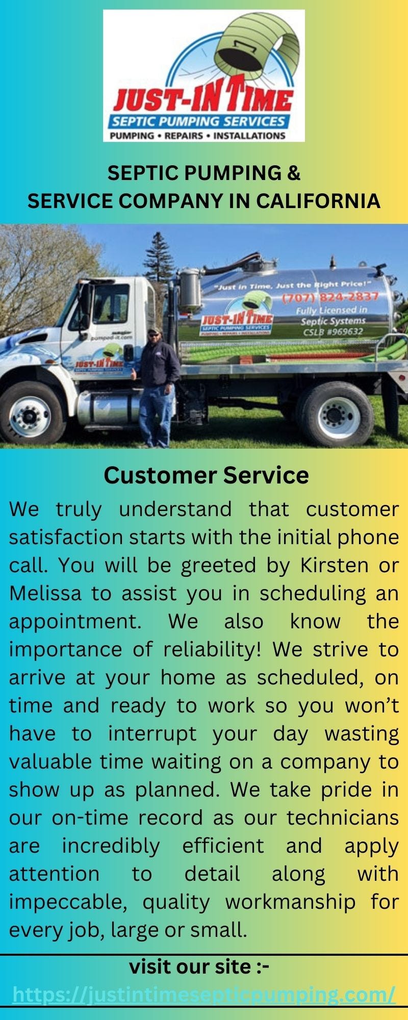 Get The Best Septic Tank Pumping Service Justiintime Septic pumping