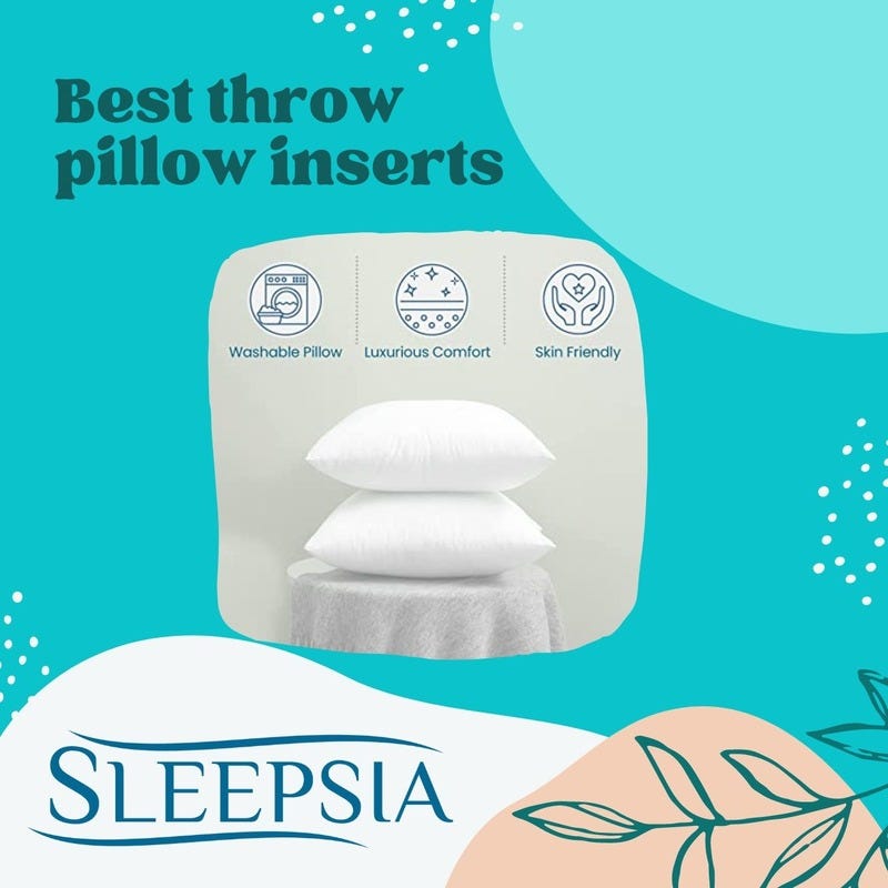 The Best Throw Pillow inserts for Comfort and Support by rachel jones