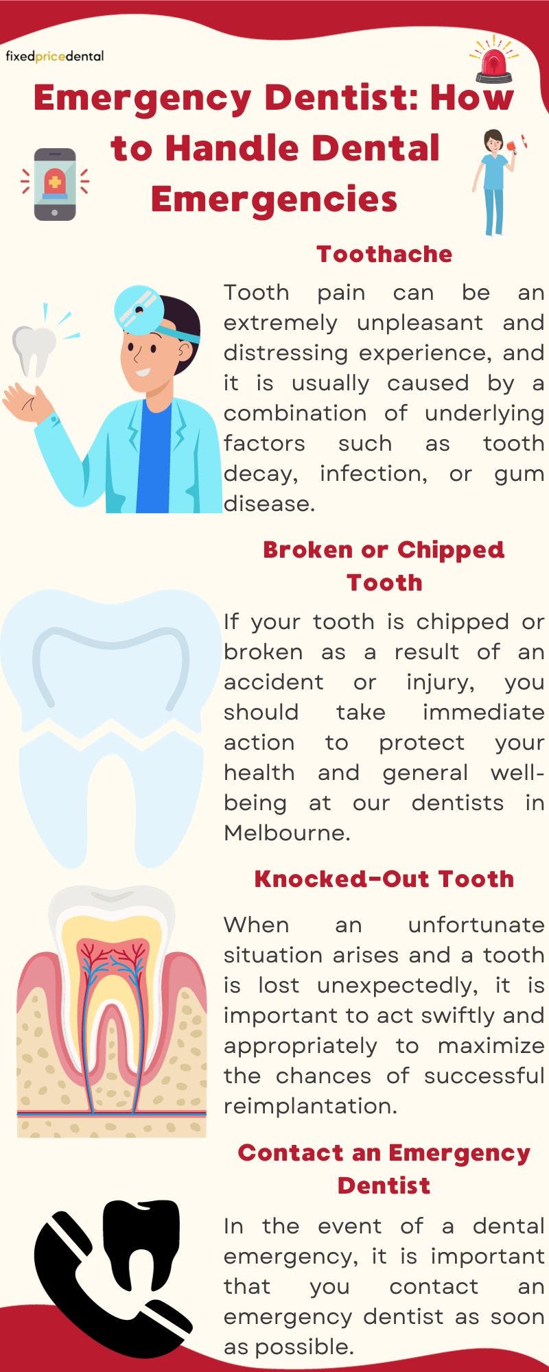 Emergency Dentist How to Handle Dental Emergencies Fixed price