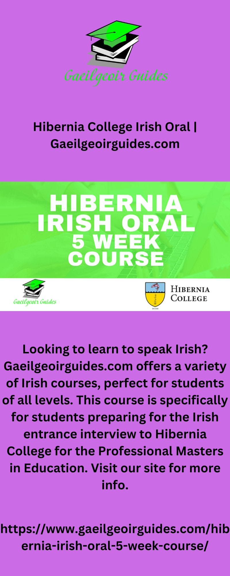 Hibernia College Irish Oral Gaeilgeoirguide