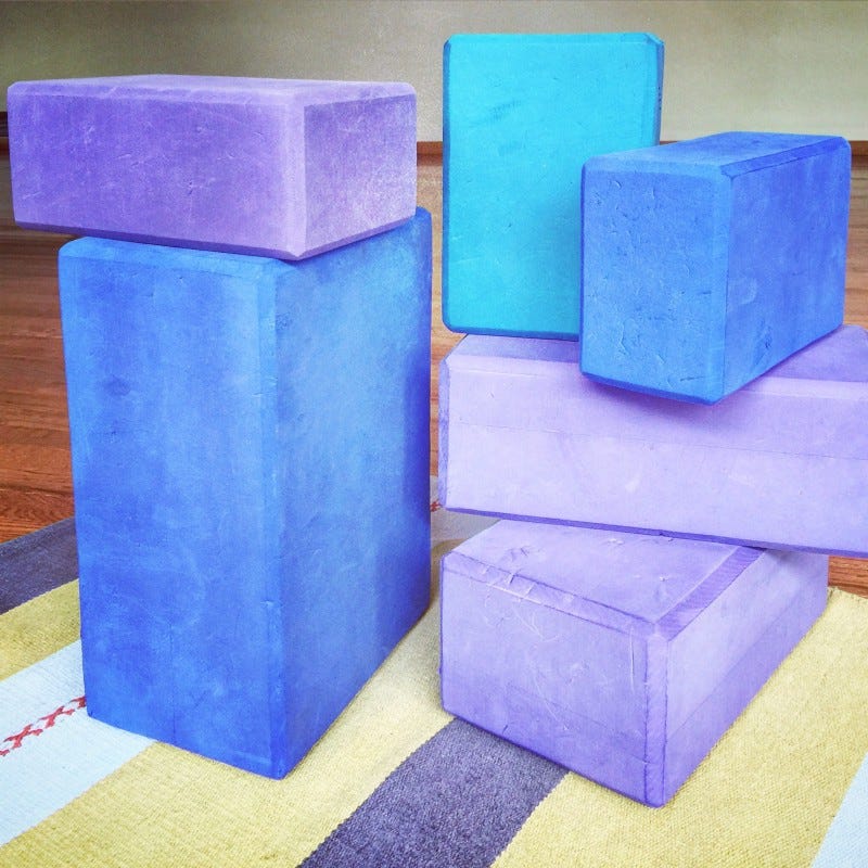 Do You Have A Yoga Block?. Yoga blocks were invented out of… by