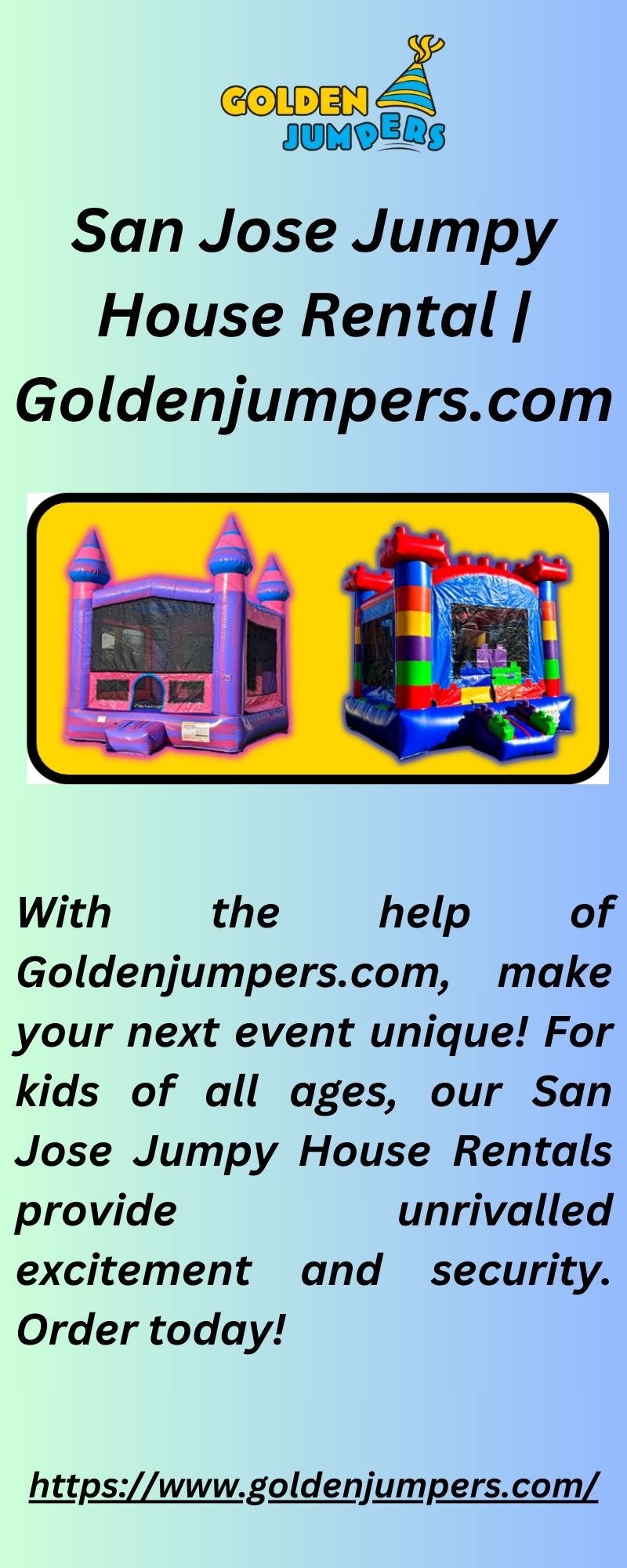 San Jose Jumpy House Rental Goldenjumpers Medium