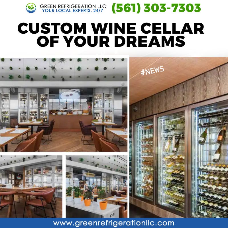 Building A Custom Wine Cellar Of Your Dreams For Your Use. Green