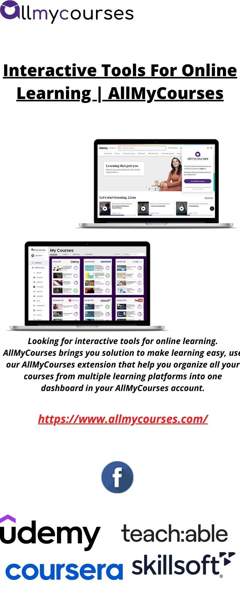 Interactive Tools For Online Learning AllMyCourses All My Courses