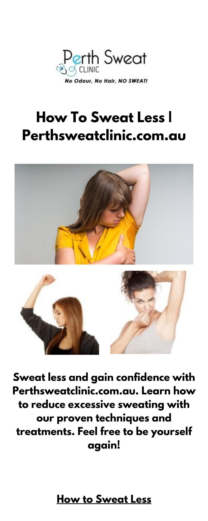 How To Sweat Less Perthsweat Medium