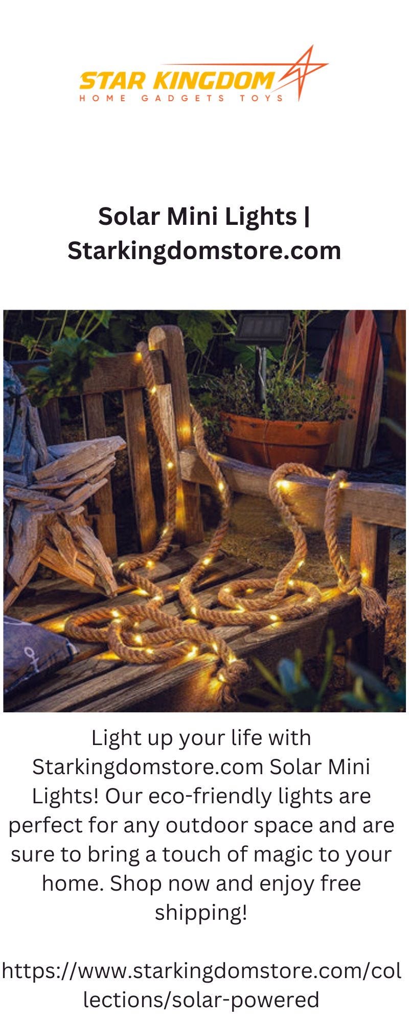 Solar Mini Lights Star Kingdom Medium