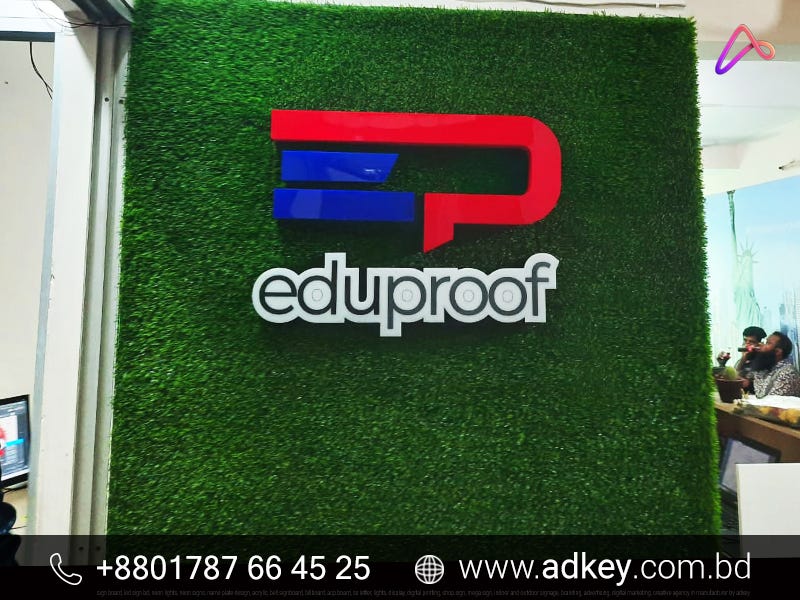 Sign Board LED Acrylic Letter Advertising in Dhaka by Name Plate