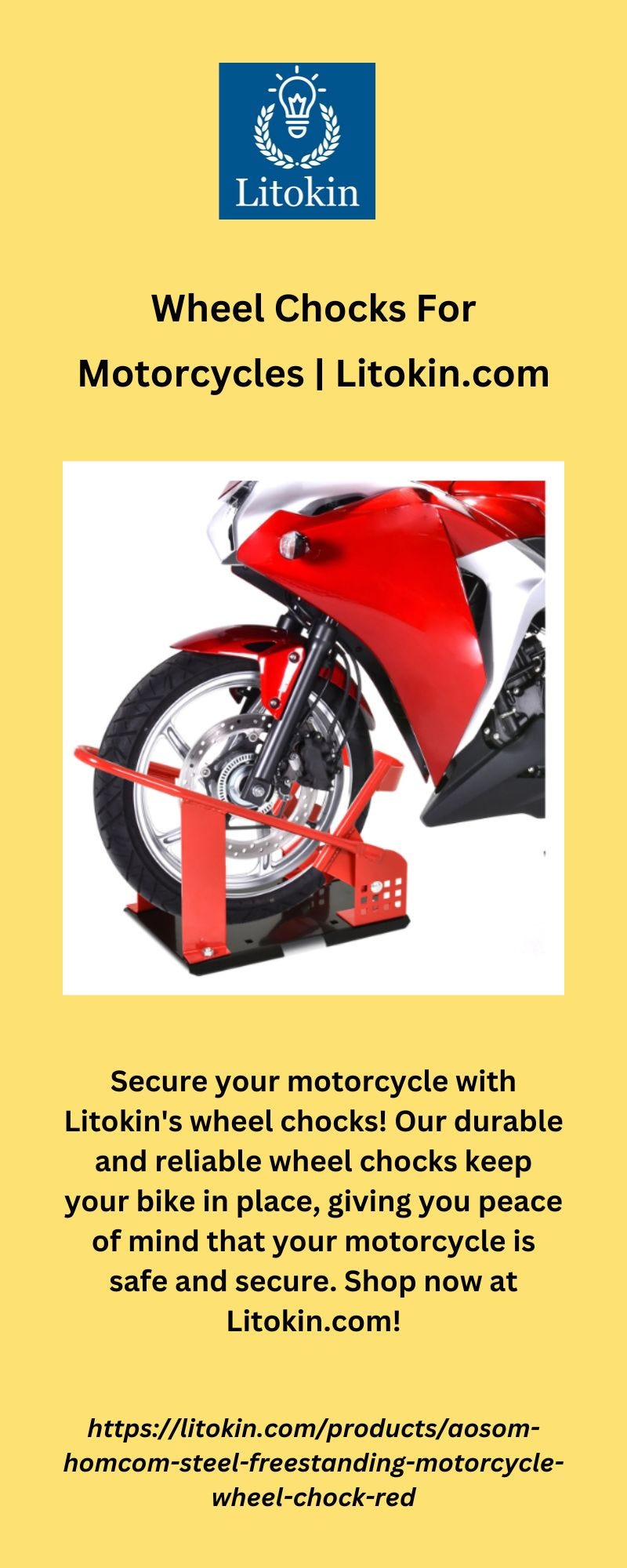 Wheel Chocks For Motorcycles Litokin Medium