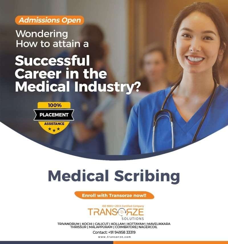 Top Medical Scribing Institute in Thrissur Harsha Transorze Medium