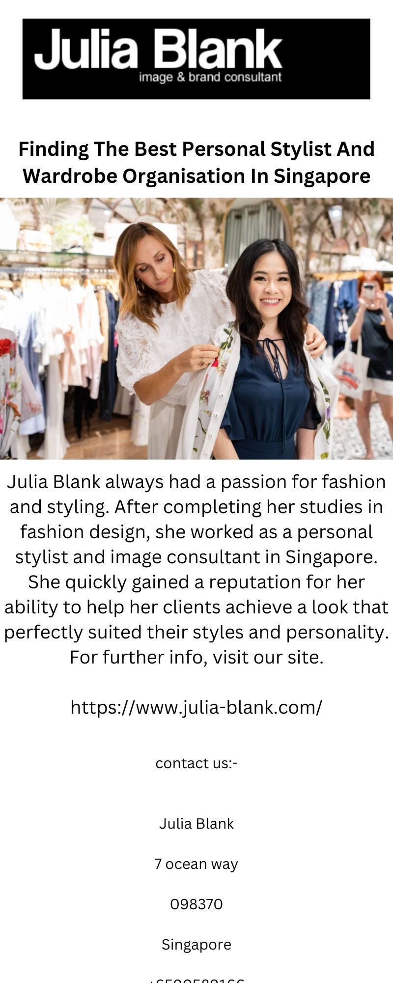 Finding The Best Personal Stylist And Wardrobe Organisation In