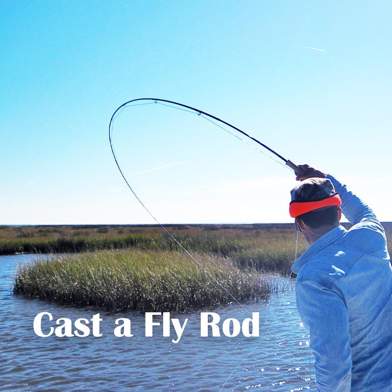 Cast a Fly Rod The Basic Method. Casting Fly line in is different from