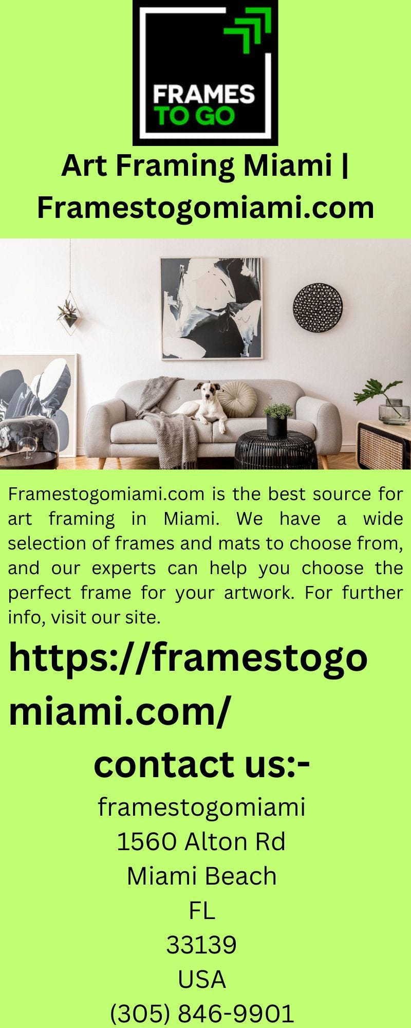 Picture Framing Miami Beach at Scott Leber blog