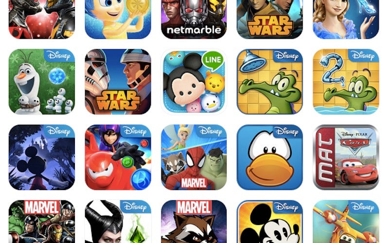 Main Street Mobile Arcade. Disney mobile games! There’s a ton of… by