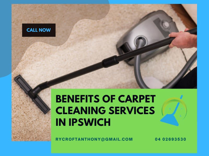 What Are The Primary Reasons You Need Carpet Cleaning Services In Ipswich? by Carpetand Pests